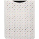 1642 Polka Dots iPad Sleeve / Leather Apple iPad Case (White)