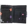 1642 Stars Medium Leather Flap Over Purse with Coin Pocket