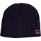 Animal Dillera Womens Reversible Pink / Navy Winter Beanie Hat