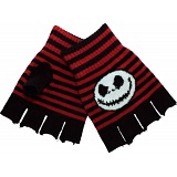 The Nightmare Before Christmas Stripe Fingerless Winter Gloves / NBX / NBC