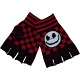 The Nightmare Before Christmas Check Fingerless Winter Gloves / NBX / NBC