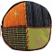 Baeres Circular Patchwork Mini Bag / Hippie Chic Coin Purse