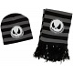 The Nightmare Before Christmas Grey Winter Beanie and Scarf Set / NBX / NBC