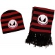 The Nightmare Before Christmas Red Winter Beanie and Scarf Set / NBX / NBC