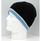 Beechfield Navy / Sky Blue Heavy Gauge Knitted Winter Beanie Cap