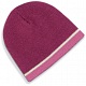 Beechfield Mulberry Pink Heavy Gauge Knitted Winter Beanie Cap