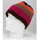 Ichi Multicolour Stripe Heavy Gauge Knitted Winter Beanie Cap Ichi Multicolour Stripe Heavy Gauge Knitted Winter Beanie Cap