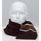Beechfield Chocolate Brown Knitted Woolen Winter Scarf