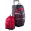 Caribee Sports Tourer Combo Trolley Bag with Daypack Red / Charcoal 