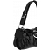 Charley Clark Small Black Faux Leather Grab Handbag / Shoulder Bag