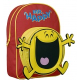Mr Men Mr Happy Childrens Bag / Kids Backpack / Rucksack
