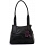 Ciccia Dangle Bow Ball Leather Shoulder Bag / Handbag Black 