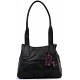 Ciccia Dangle Bow Ball Leather Shoulder Bag / Handbag