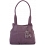 Ciccia Dangle Bow Ball Leather Shoulder Bag / Handbag Blueberry 