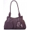 Ciccia Dangle Bow Ball Large Leather Shoulder Bag / Handbag Blueberry 