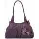 Ciccia Dangle Bow Ball Large Leather Shoulder Bag / Handbag