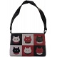 Ciccia Cat Face With Collar Leather Underarm Bag / Handbag