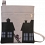 Ciccia Midnight Peeping Tom Leather X Cross Body Bag / Handbag Light Grey 
