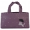 Ciccia Cat In The Rain Leather Grab Bag / Handbag Blueberry 