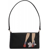 Ciccia Feed Me Don't Leave Me Leather Underarm Shoulder Bag