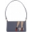 Ciccia Feed Me Don't Leave Me Leather Underarm Shoulder Bag Slate 