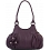 Ciccia Stitch Flower Scoop Leather Underarm Shoulder Bag / Handbag Blueberry 