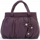 Ciccia Hanging Flower Small Leather Grab Bag / Handbag