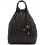 Ciccia Hanging Flower Leather Backpack / Rucksack Black 