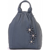 Ciccia Hanging Flower Leather Backpack / Rucksack