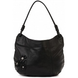 Ciccia Stitch Flower Hobo Leather Shoulder Bag / Handbag