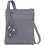Ciccia Hanging Flower Leather X Cross Body Bag / Handbag Slate 