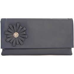 Ciccia Stitch Flower Leather Clutch Bag / Handbag