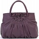 Ciccia Flower Cluster Leather Grab Bag / Handbag