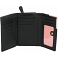 Ciccia Cheeky Cat Face Medium Leather Tri-Fold Purse / Wallet