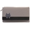Ciccia Off The Wall Large Leather Tri-Fold Cat Face Purse / Wallet Light Grey 