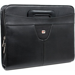 Gino Ferrari Diplomat A4 Zip Around Folio with Drop Handles