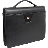 Gino Ferrari Senator A4 Zip Around Folio with Ring Binder and Handle