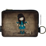 Gorjuss Purse I Found My Family In A Book Slim Zip Coin Purse