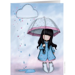 Gorjuss Cards Puddles Of Love Greeting Card