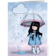 Gorjuss Cards Puddles Of Love Greeting Card