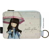Gorjuss Purse Puddles Of Love Slim Zip Coin Purses