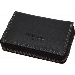 GreenLand Nature Leather Zip Around Fan Style Credit Card Holder / Wallet GreenLand Nature Leather Zip Around Fan Style Credit Card Holder / Wallet