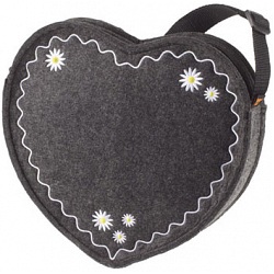 Halfar Heartbreaker Felt Shoulder Bag / Handbag Halfar Heartbreaker Felt Shoulder Bag / Handbag