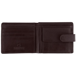 Harness Mens Leather Notecase Wallet With Coin Pocket Harness Mens Leather Notecase Wallet With Coin Pocket
