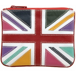 Harness Multi Colour Union Jack Applique Leather Coin Purse 2012 Harness Multi Colour Union Jack Applique Leather Coin Purse 2012