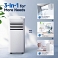 KGOGO Portable Air Conditioner UK - Air Conditioning Unit 7000 BTU - Dehumidifier remote control 24 hours timer and window venting kit