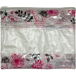 Kubi Extra Large PVC Zip Pencil Case Bag Kubi Extra Large PVC Zip Pencil Case Bag