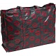 Lindy Lou Lips PVC Showerproof Shoulder Bag / Shopping Tote Bag Grey