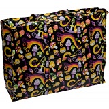 Lindy Lou Psy Mushroom PVC Showerproof Shoulder Bag / Shopping Tote Bag