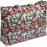 Lindy Lou Psy Woodland PVC Showerproof Shoulder Bag / Shopping Tote Bag